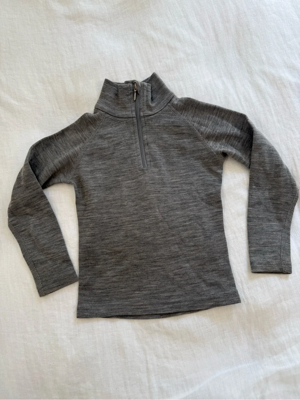 66 North Iceland Valholl Merino Wool Quarter Zip Neck Toddler Base Layer Shirt